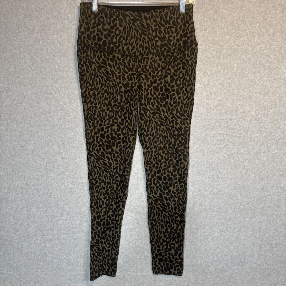 Zenergy By Chico's Women's Leopard-Print Leggings Brown Size 0